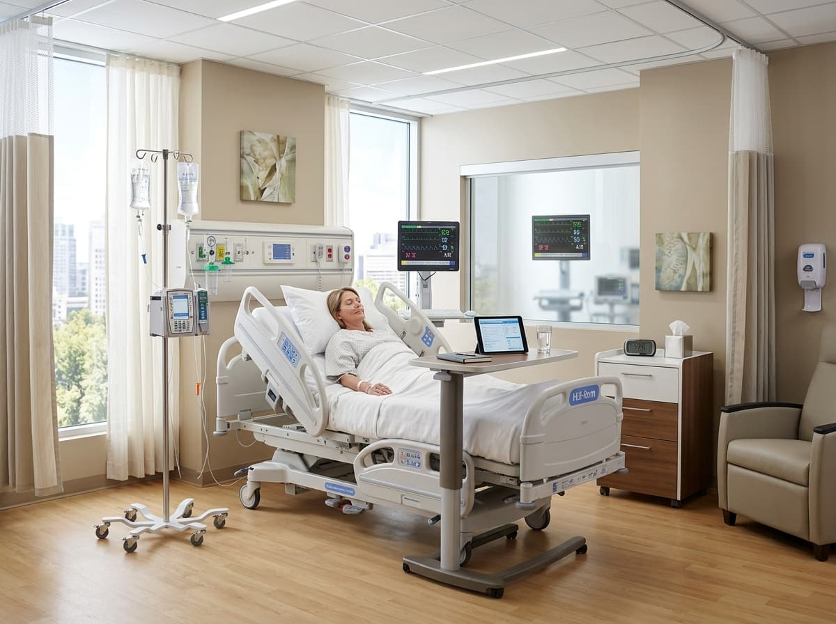 Hospital Furniture Quotation in Pune - Motorized ICU Patient Bed & Inpatient Ward Furniture
