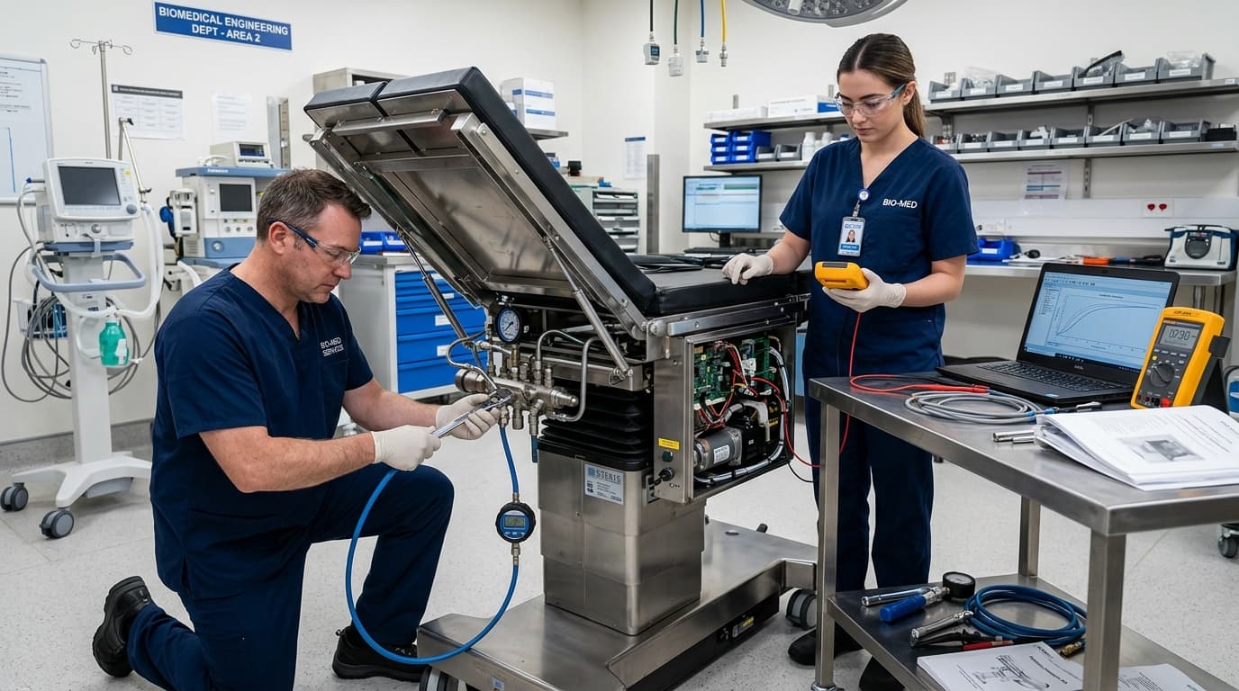 Biomedical Testing, Hydraulic Calibration & AMC for OT Table AMC in Pune