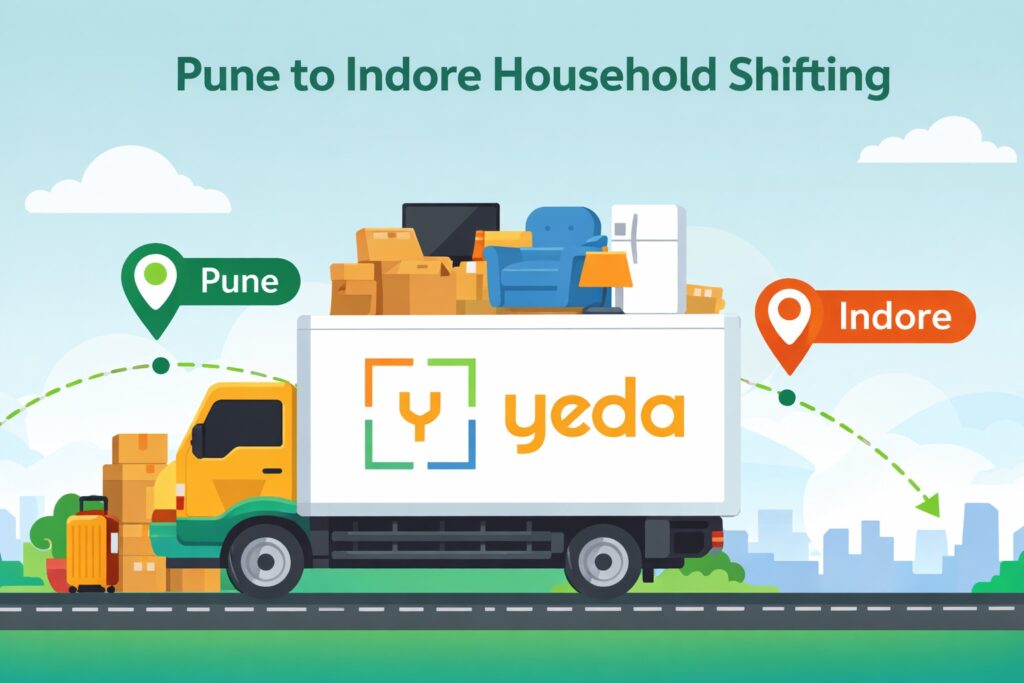 Pune to Indore household shifting