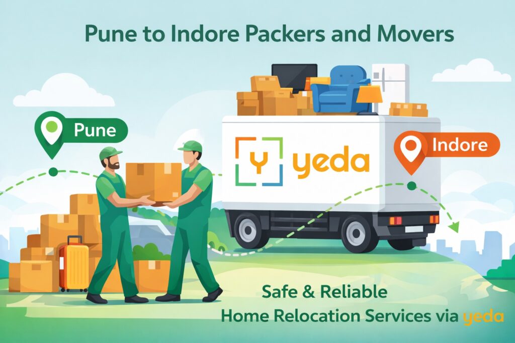 Pune to Indore packers and movers